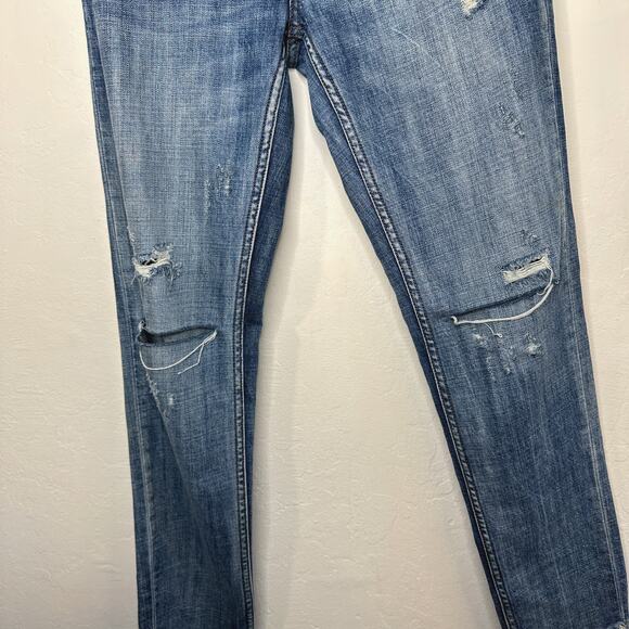 One Teaspoon Freebird Awesome Baggies Low Waist Relaxed Leg Fray Hem Jeans 26 - Picture 8 of 16